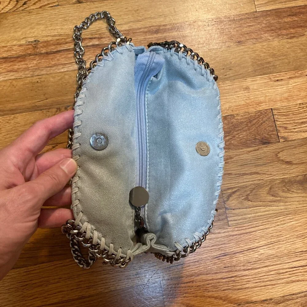 Suede Chain Rocker Purse - Picture 7 of 12